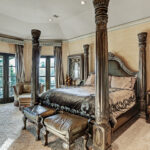 Guest Master Suite overlooking golf course and pool.